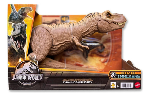Jurassic World Dinosaurio Tyranosaurus Rex Mordida Mattel