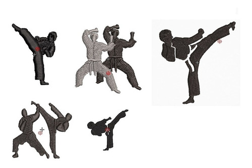 Diseño Matrices Para Maquinas Bordadoras Taekwondo Karate