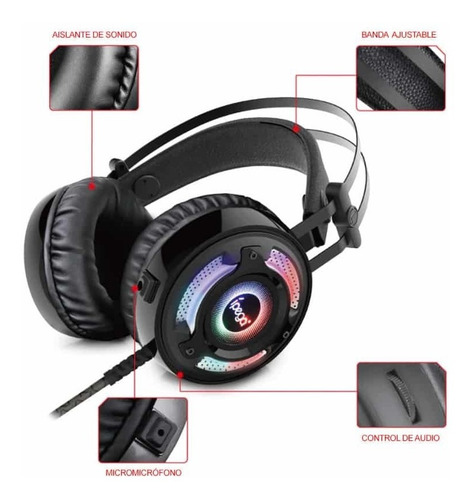 Audifonos Gamer Ipega R008v Rgb