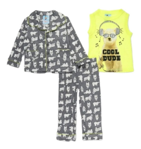 Set Pijama Niño Nueva Oferta Ropa Dormir Camisa Pantalon  