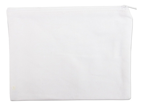 Bolsa De Lona De Algodón Con Cremallera Para Lápices Y Organ