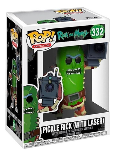 Funko Pop Animation Rick & Morty: Pickle Rick With Laser 332