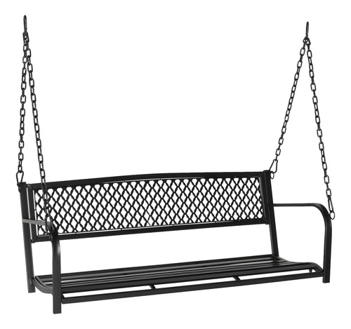 Columpio De Patio P/2 Personas; 660 Lbs; Negro; Vingli