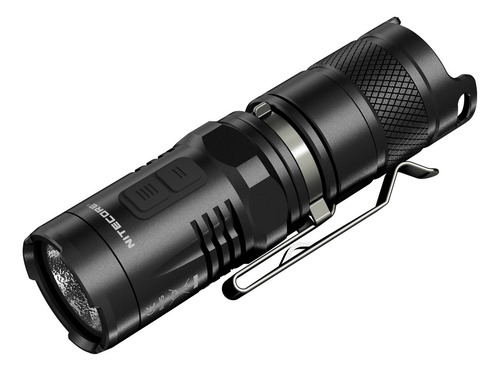 Lanterna Nitecore MT10c Strong Light Lanterna de flash tático de 920lm Lanterna preta e branca