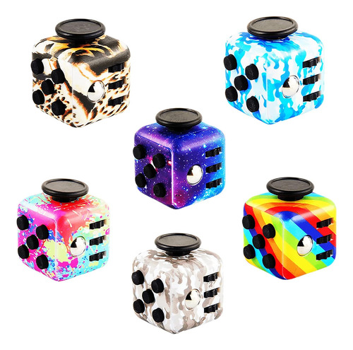 6 Pack Fidget Cube Fidget Toy, Fidget Cubes Bulk For Kids...