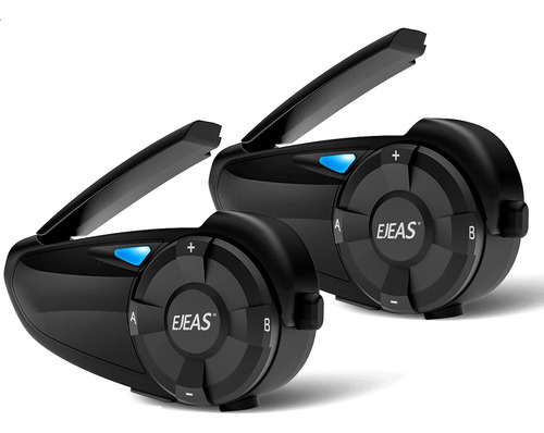 Kit X2 Intercomunicador Casco Moto Ejeas Q7 Bluetooth Gaona