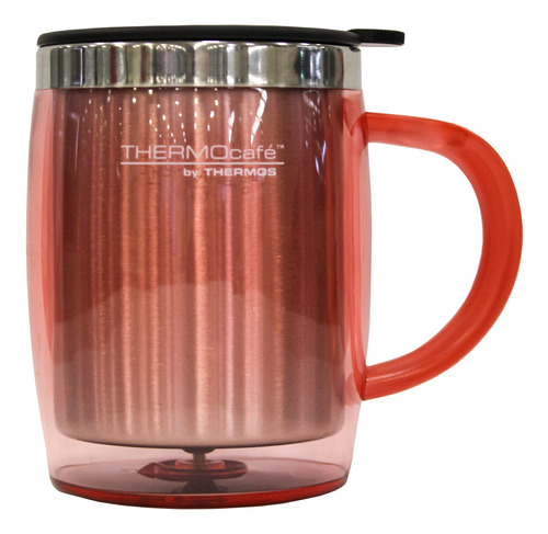 Mug 350ml Desktop  Interior Acero Thermos Df1010-lp Rosado