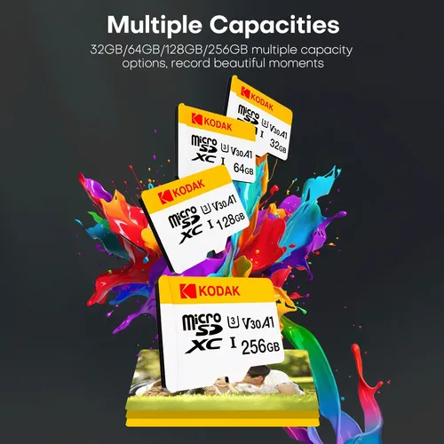 Memoria Micro Sd Xc Kodak 128 Gb Uhs-1 U3 V30 A1 Clase 10