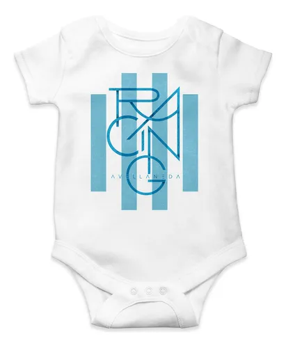 comprar Body Para Bebé Racing Club Diseño Bastones Manga Corta