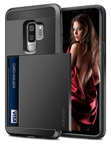 Funda Para Telefono Compatible Con Galaxy S9 Plus Negro