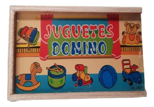 Domino Juguetes Hecho De Madera Para Niños