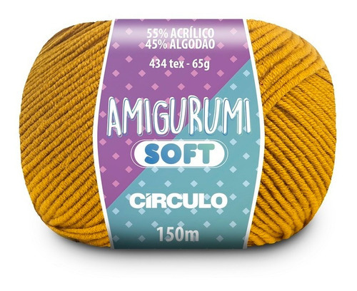 Fio Amigurumi Soft - Circulo Cor 7069 - MOSTARDA