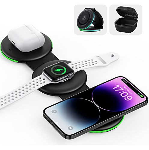 Inalambrico Carga Estacion Para Watch/AirPods/iPhone 14/13/1