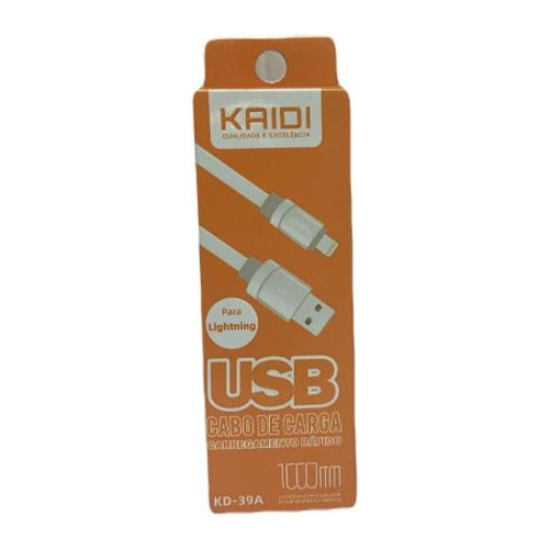 Cabo Carregador Usb Para iPhone Kaidi 1 M