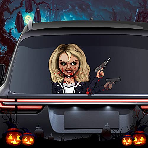 Leniutor Halloween Rear Wiper Decal, Horro B0b7mlxvgw_270424