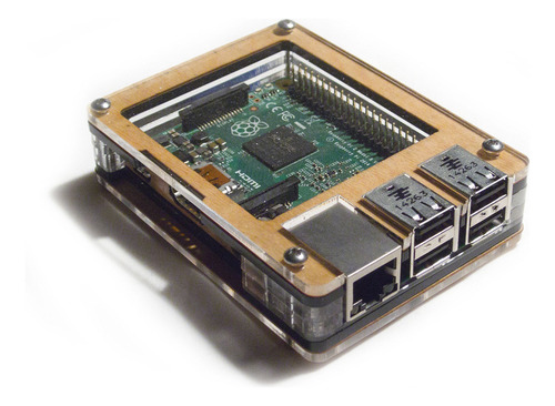 Caso raspberry Pi3 2 B + 2b Arce Disipador C4labs
