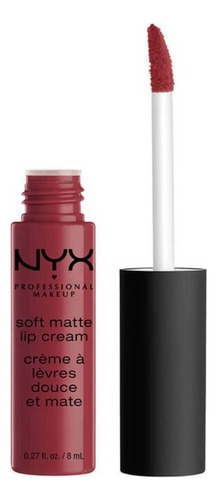 Labial NYX Professional Makeup Soft Matte Lip Cream color budapest