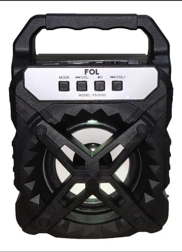 Mini bocina portátil Fol bluetooth recargable FS-S103