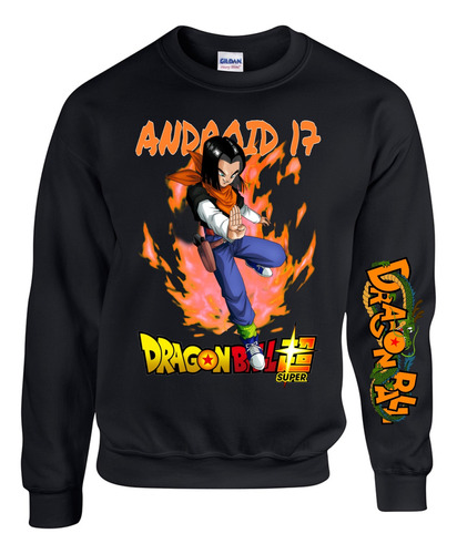 Saco Dragon Ball Androide 17 Buso Black