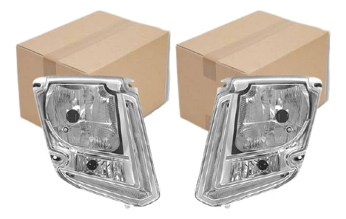 Par Farol Volvo C/ Led Vm 14 À 19 Lado Direito Lado Esquerdo