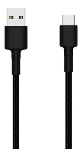 Xiaomi Cable Datos Tipo C - Mi Braided Usb Type C Cable 1mts Color Negro