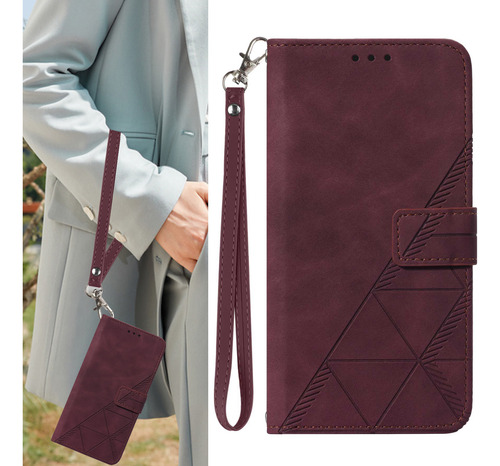 Funda De Piel Empresarial Para Motorola E15, A Prueba De Salpicaduras, 3 Ranuras Para Tarjetas, Soporte, Bloqueo Rfid, 6 Colores