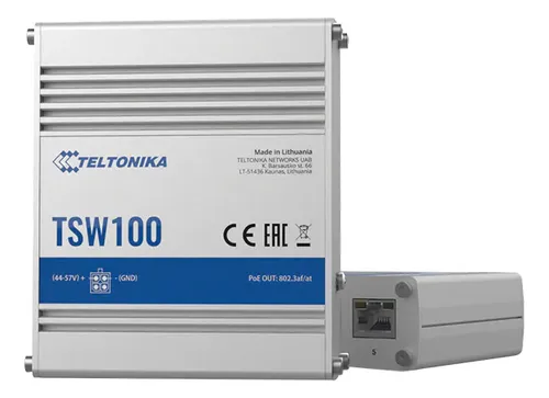 Switch Industrial teltonika no Adm 5xge Poe 30w
