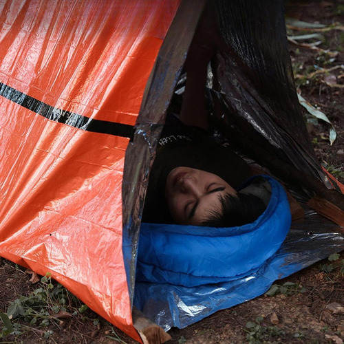 Sacio De Dormir De Carpas De Emergencia Al Aire Libre