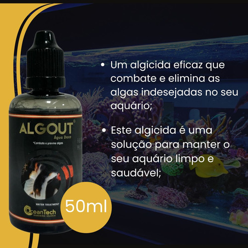 Algout Anti Algas Oceantech 50ml Lago Aquário