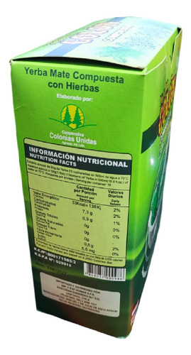 Yerba Mate Colon Menta Boldo 500g