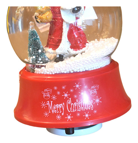 Adornos De Bola De Nieve De Navidad Estatuilla De Papá Noel