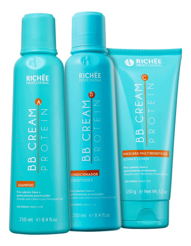 Richée Professional Bb Cream Hair Care Kit (3 Produtos) Blz