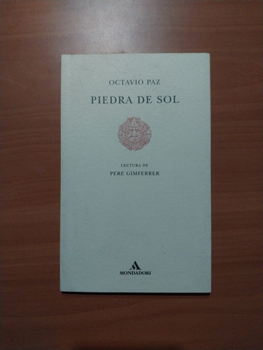 Libro Piedra De Sol. Octavio Paz. Poesía