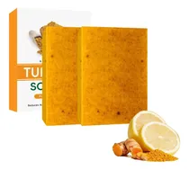 Comprar Jabón Abrillantador De Cúrcuma Y Ácido Kójico, Limón