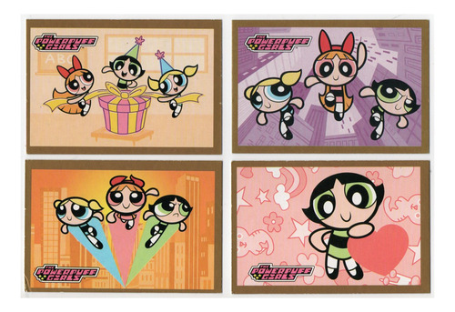 Cartas Chicas Superpoderosas Lote Sin Repetir Chicas Superpoderosas Colección Dorada