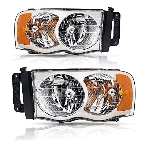 Conjunto De Faro Bryght 2002-2005 Dodge Ram 1500 Pick-u...