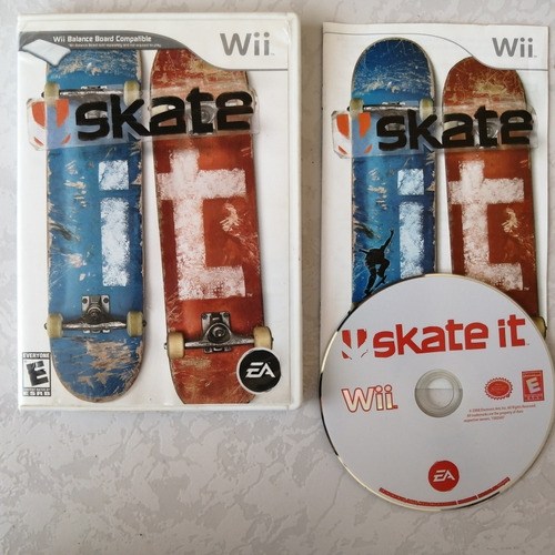 Skate Juegazo Completo Para Tu Wii Patinetas 