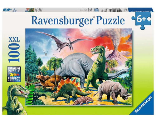Rompecabezas Dinosaurios P/niños 100 Pzas Xxl Ravensburger