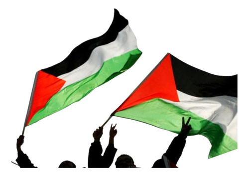 Bandeira Palestina 1,5m X 0,90cm Poliéster