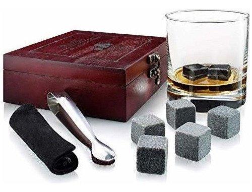 Juego De Regalo De 8 Whisky Chilling Stones Chill Rocks...