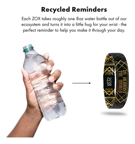 Bracelets De Zox Us Against The World | Banda Elástica Con Y