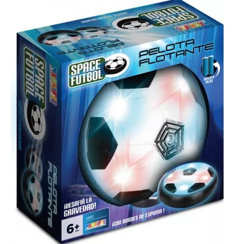 Pelota Space Futbol Flotante Deslizante Aire C/luz Magnific Color Pelota Flotante