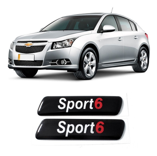 Par Adesivo Resinado Coluna Porta Cruze Hatch Sport 6