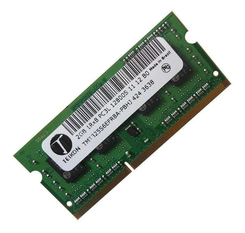 Memória Notebook Ddr3l 2gb 1600mhz Teikon Pc3l 12800