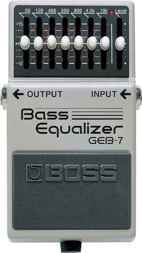 Pedal Ecualizador Para Bajo Boss Geb-7 Bass Equalizer