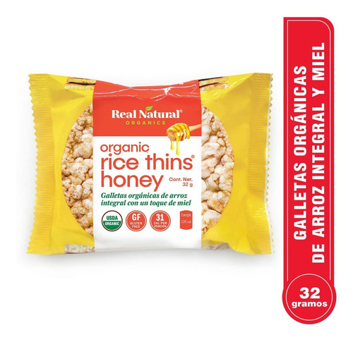 Galletas Real Natural Arroz con Miel 32g