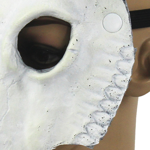 Máscara de fiesta de disfraces de Halloween con máscara de cabra, color blanco