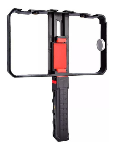 Imagen 4 de 10 de Soporte Jaula Estabilizadora Para Smartphone Con Mango