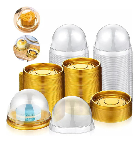 Wh 50 Tazas Estándar Con Forma Cúpula Para Magdalenas, Caja