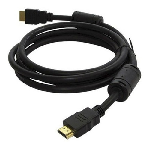 Cable Hdmi 3mts Full Hd 3d 4k Dorado Ethernet C/fltros